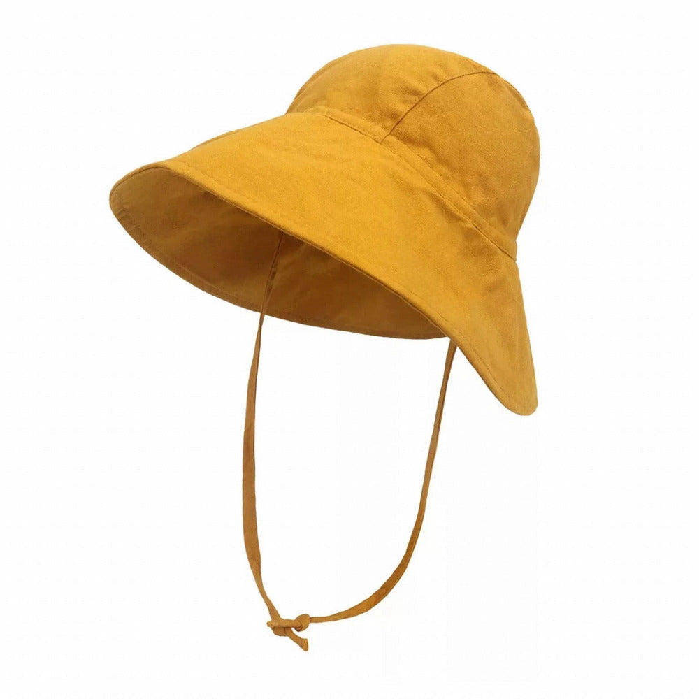 Kids Wide Brim Linen Hat - Bambebi